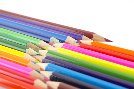 多彩色铅笔