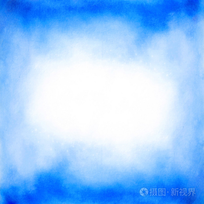 抽象蓝色的天空像背景或与 grunge 纹理的纸张
