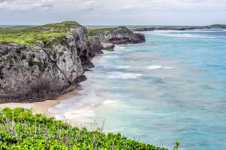 在中凯科斯 特克斯和凯科斯群岛，加勒比的秘密海滩