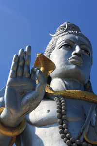 在 murudeshwar 卡纳塔克 印度主湿婆神雕像