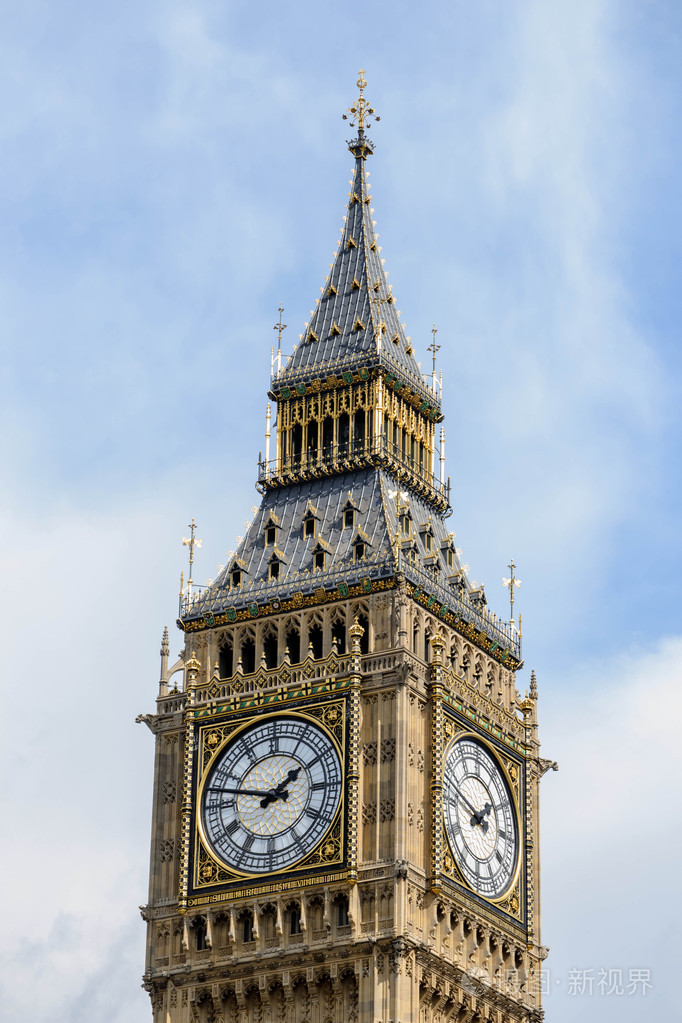大笨钟伊丽莎白塔照片-正版商用图片1b7bww-摄图新视界