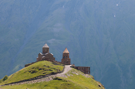 修道院在山上格鲁吉亚