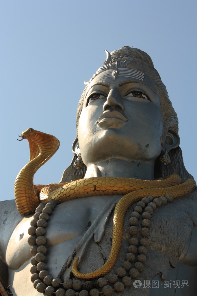 在murudeshwar, 卡纳塔克, 印度主湿婆神雕像
