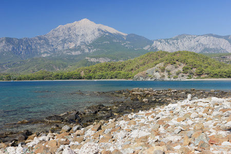 海海湾和山脉