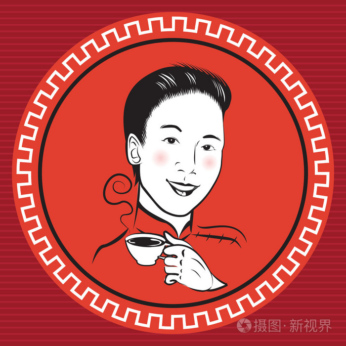 复古的中国人插画-正版商用图片1b7kzv-摄图新视界