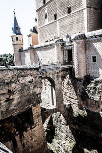 塞戈维亚，卡斯蒂利亚著名城堡 y leon 西班牙