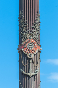 克里斯托弗  哥伦布纪念碑在巴塞罗那