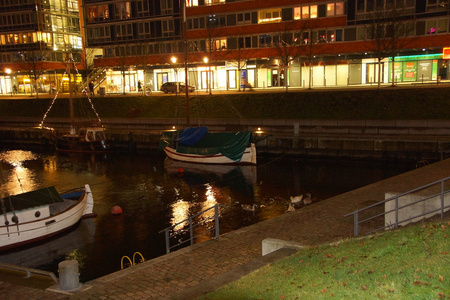 kiel 照明的夜景