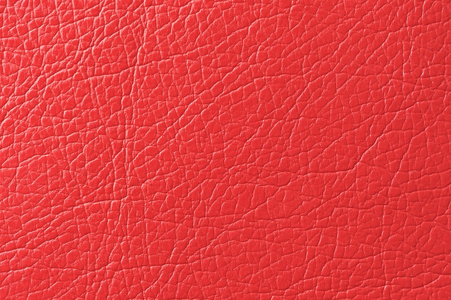 猩红色红色仿皮革纹理照片