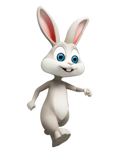 跳跃的兔子图片