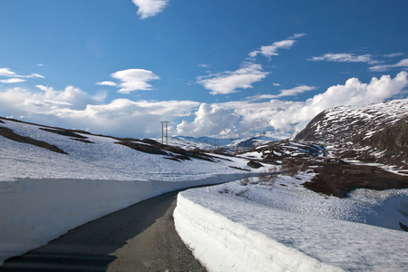 挪威冬季风景