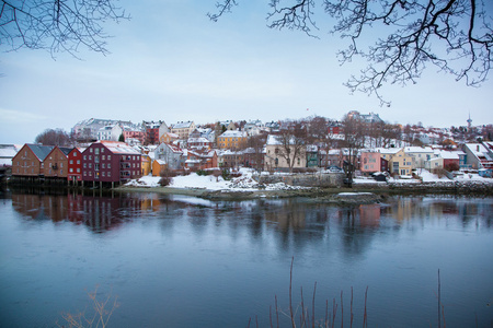 挪威特隆赫姆城市景观