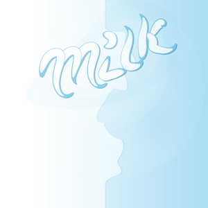 牛奶手刻字手工书法