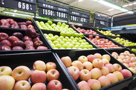 水果在超市中的计数器
