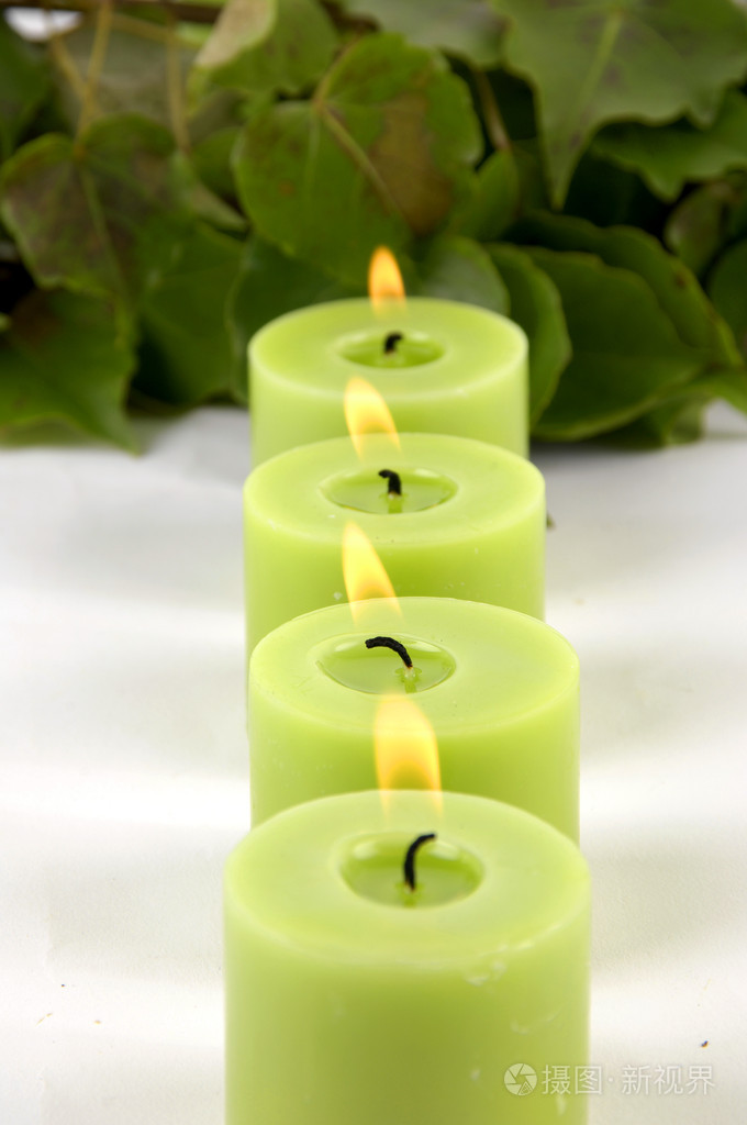 绿色的蜡烛
