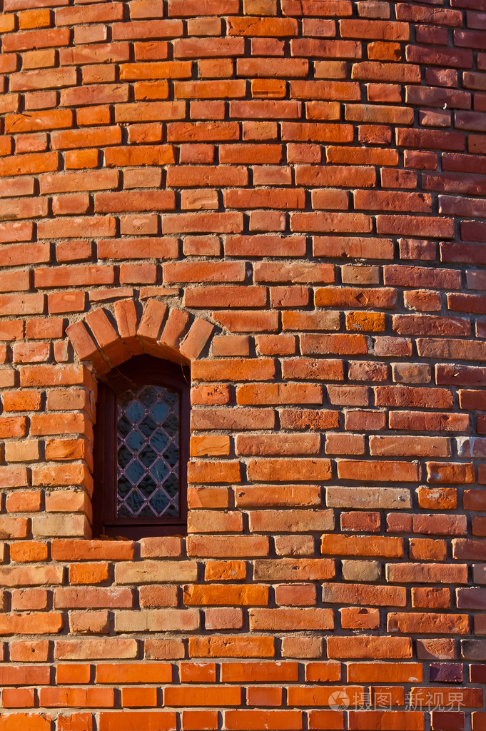 一堵砖墙背景纹理