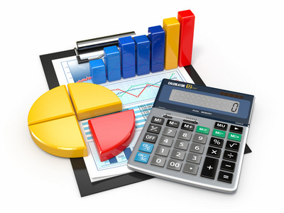 业务分析。计算器和财务报告