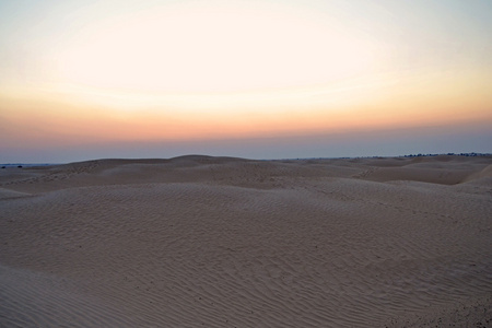 在撒哈拉沙漠的视图