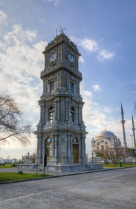 尔马巴赫切钟塔，伊斯坦布尔，土耳其