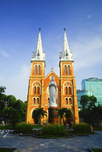 在越南胡志明市大教堂