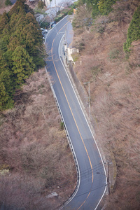 从顶部到路查看