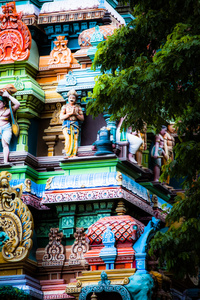 meenakshi 寺马杜赖，印度的最大和最古老寺庙之一的详细信息