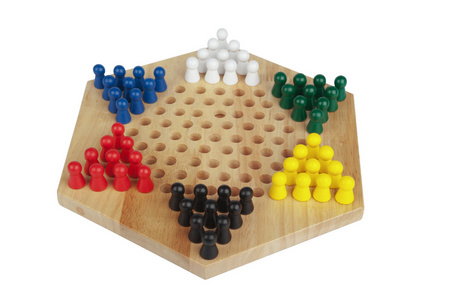 中国跳棋木照片