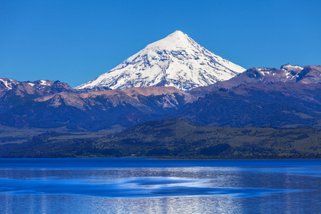 lanin 火山，lanin 国家公园