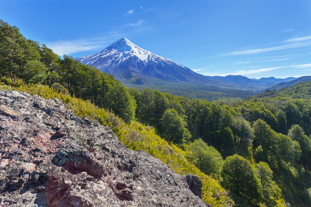 瓦肯星 lanin，国家公园 lanin