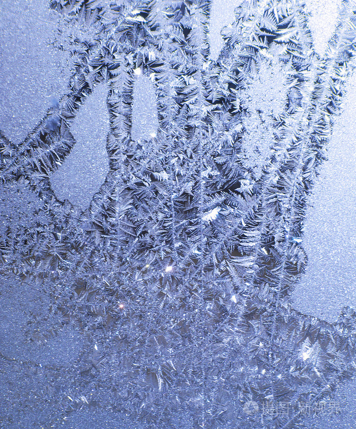 玻璃背景上霜