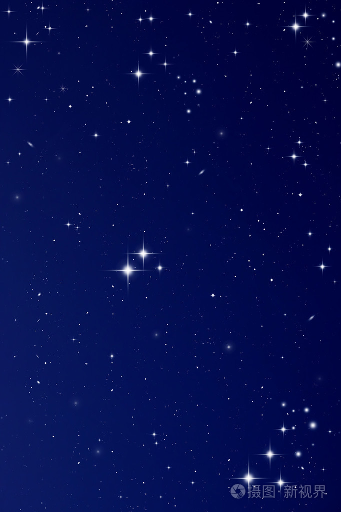 夜晚天空星星真实照片图片