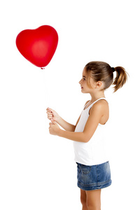 一个红气球的女孩