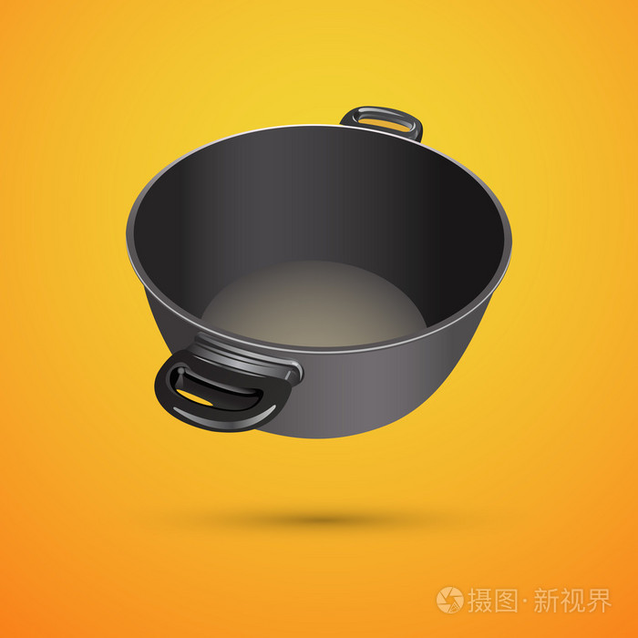 黑锅矢量图