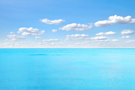 蓝蓝的天空 阳光和大海