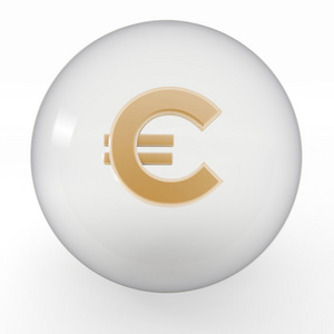 水晶球与内欧元符号