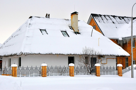 冬季别墅村