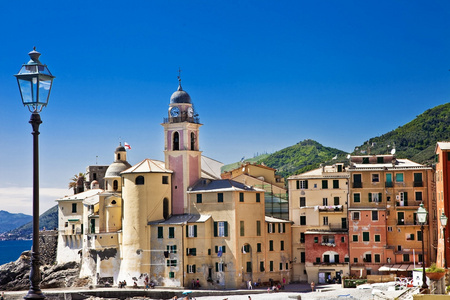 画报利古里亚海岸camogli 意大利