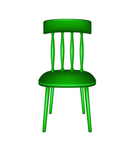 绿色设计中的木椅