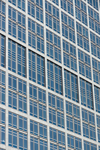 摩天大楼的窗户。 背景。