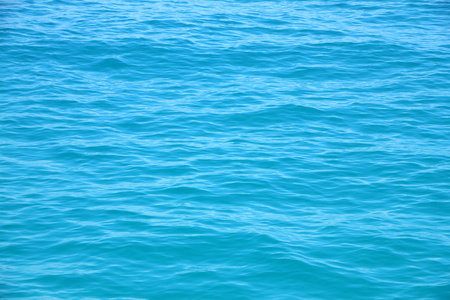 蓝色的大海水表面图片
