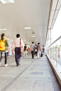 室内装饰的现代建筑在上海机场