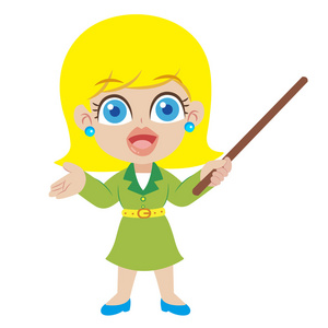 可爱的卡通老师图片