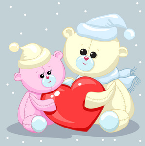 两个玩具熊图片