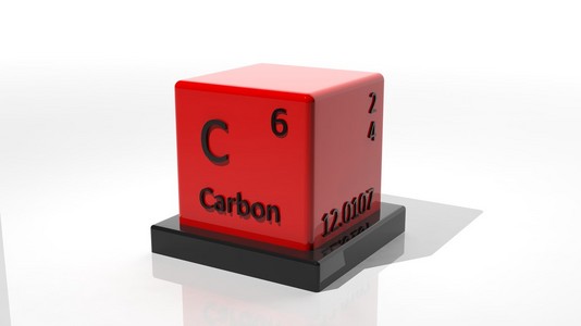 碳 3d 化学元素周期表中的