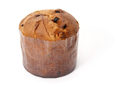 孤立的 panettone