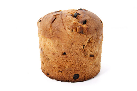 孤立的 panettone