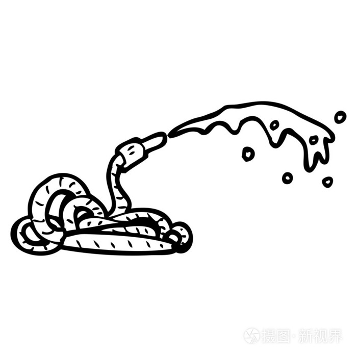 喷水软管卡通