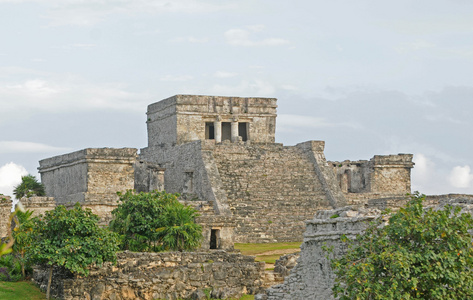 从墨西哥的古玛雅文明遗址图片