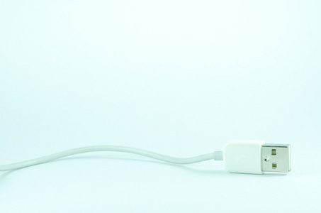 白色 usb 电缆电源适配器