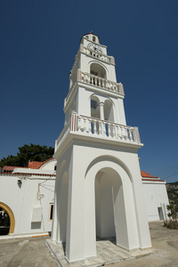 圣母 tsambika 修道院。罗兹。希腊